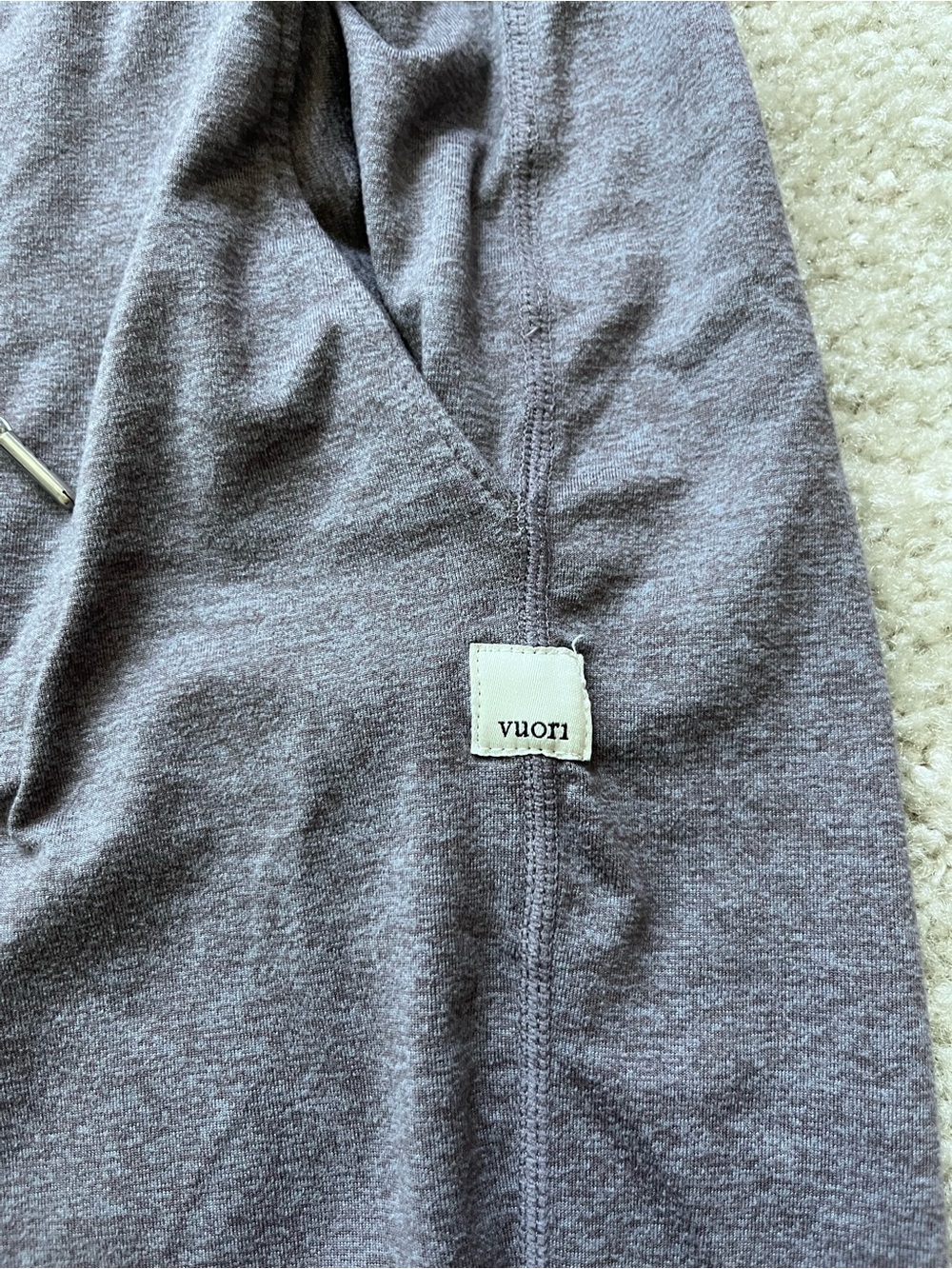 Vuori Performance Jogger DreamKnit Heathered Purple Size XL
